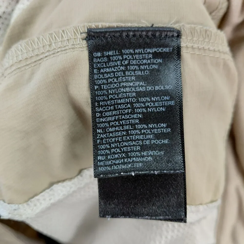 The North Face Horizon 2.0 Cargo Shorts Mens 38 Khaki Nylon Ripstop Outdoor Hike